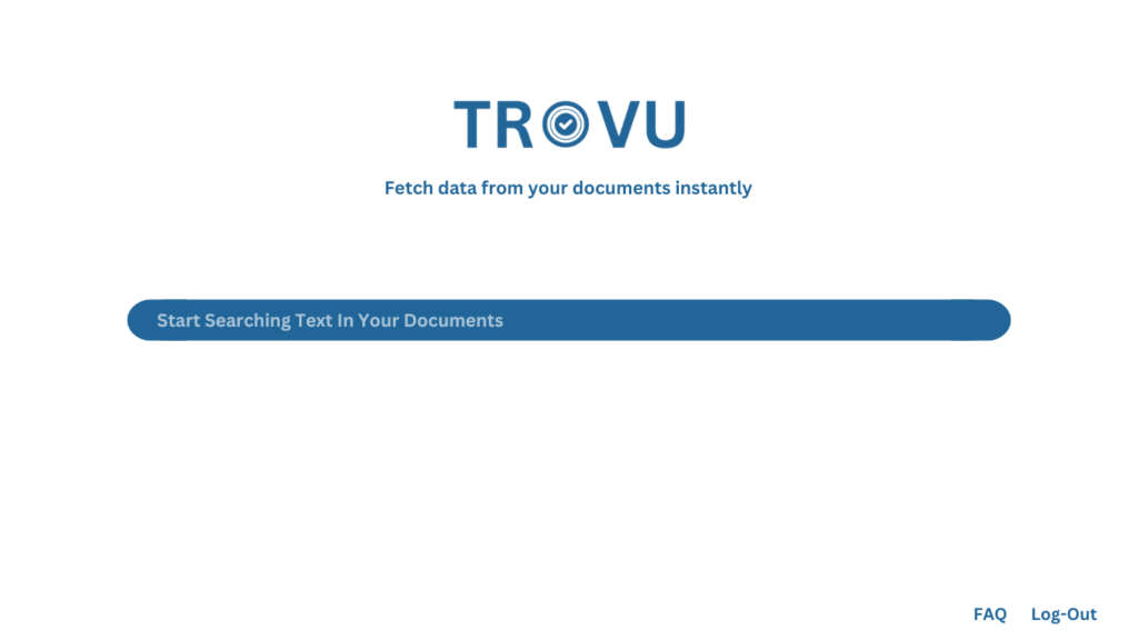 TROVU Data From Your Documents